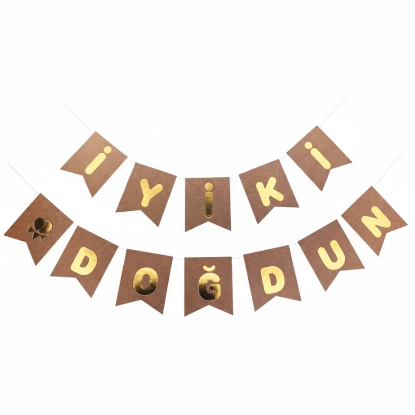 Bariş Kraft Gold İyi Ki Doğdun Banner