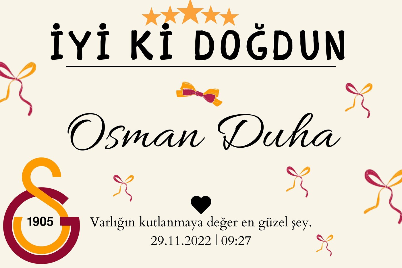 Kişiselleştirilebilir Doğum Günü Duvar Örtüsü - Gökkuşağı