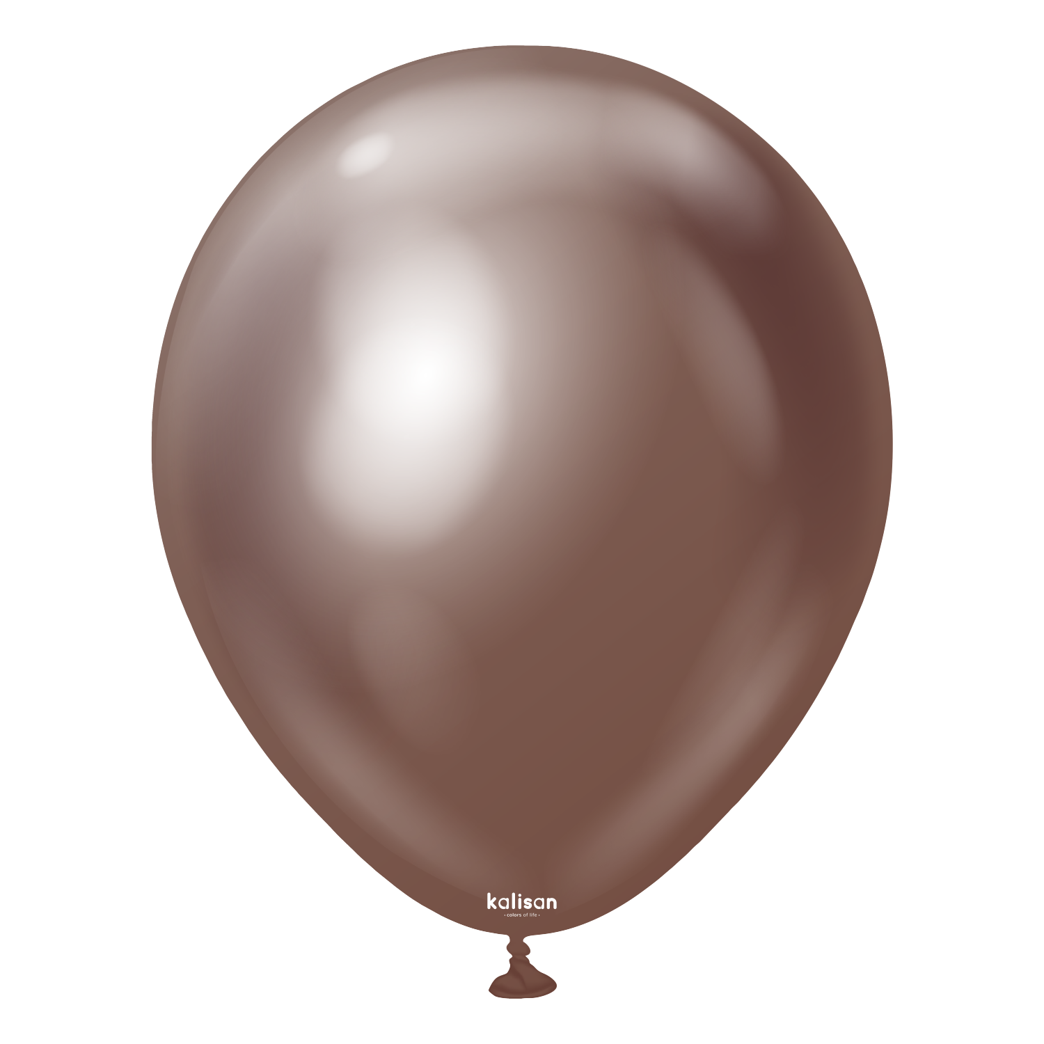 Kalisan Krom Çikolata Balon 12 İnç